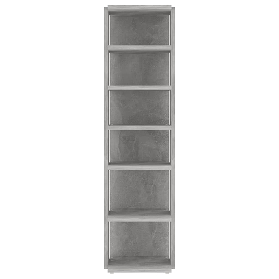 Balta Shoe Storage Rack With 6 Shelves In Concrete Effect