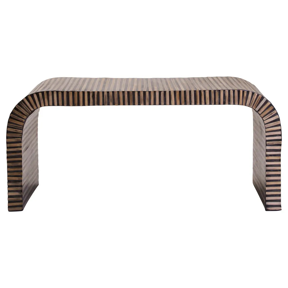 Baltimore Wooden Rectangular Coffee Table In Natural