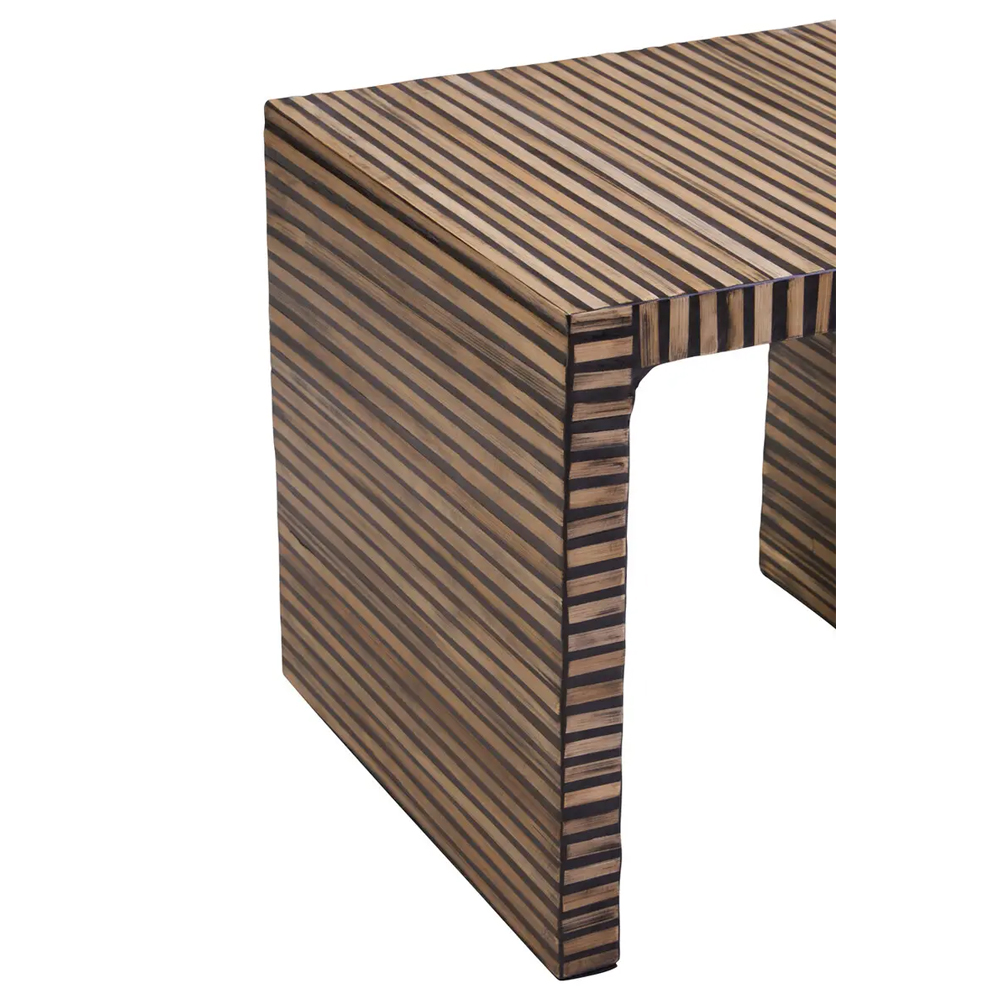 Baltimore Wooden Square Side Table In Natural