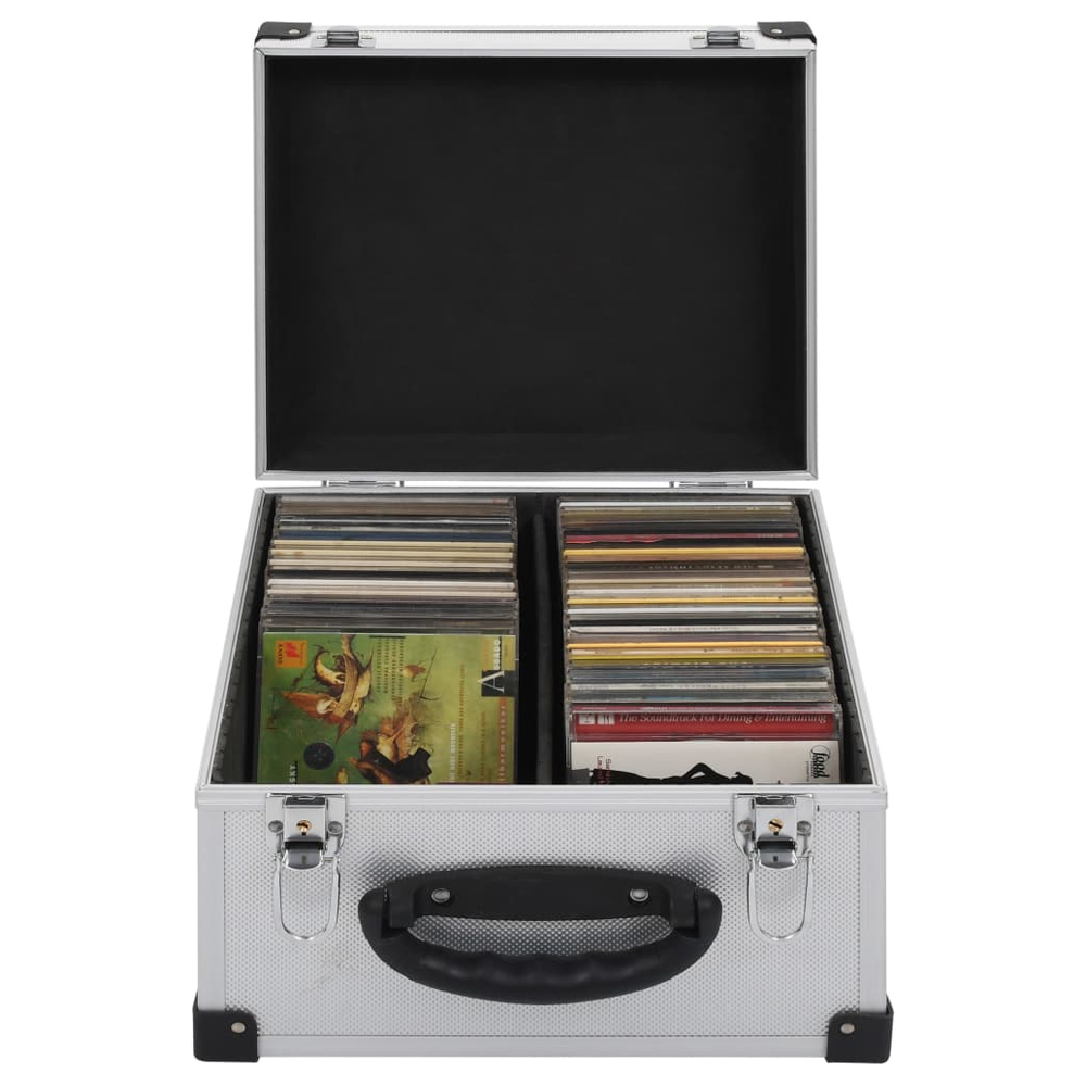 Bandera ABS Aluminium CD Storage Case In Silver