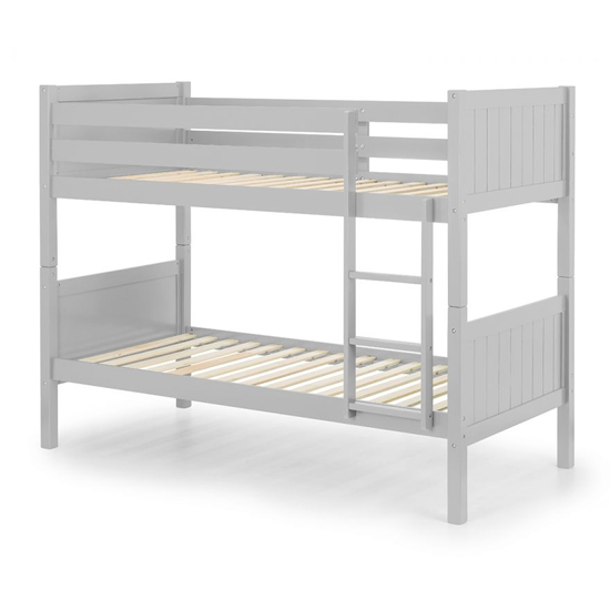 Bandit Wooden Bunk Bed In Dove Grey