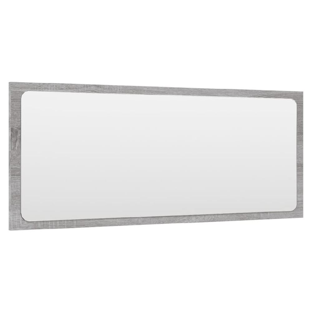 Banff Wooden 2 Piece Bathroom Furniture Set In Grey Sonoma