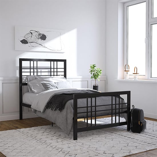 Photo of Burma metal single bed in black