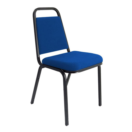 Photo of Banqueting stacking office visitor chair in blue