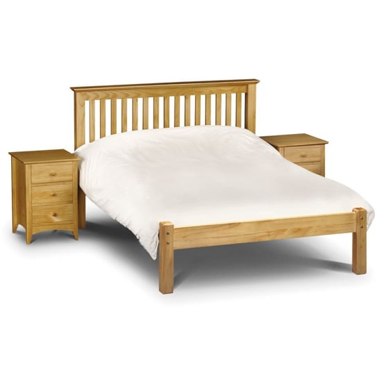 Photo of Ballari wooden low foot end single bed in pine