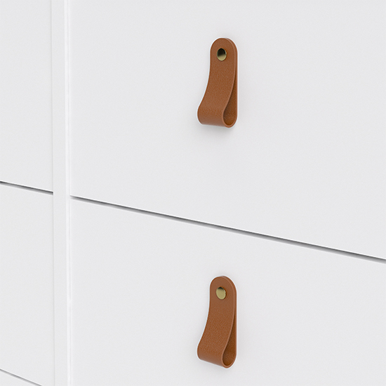 Barcila Wooden Chest Of Drawers With 8 Drawers In White