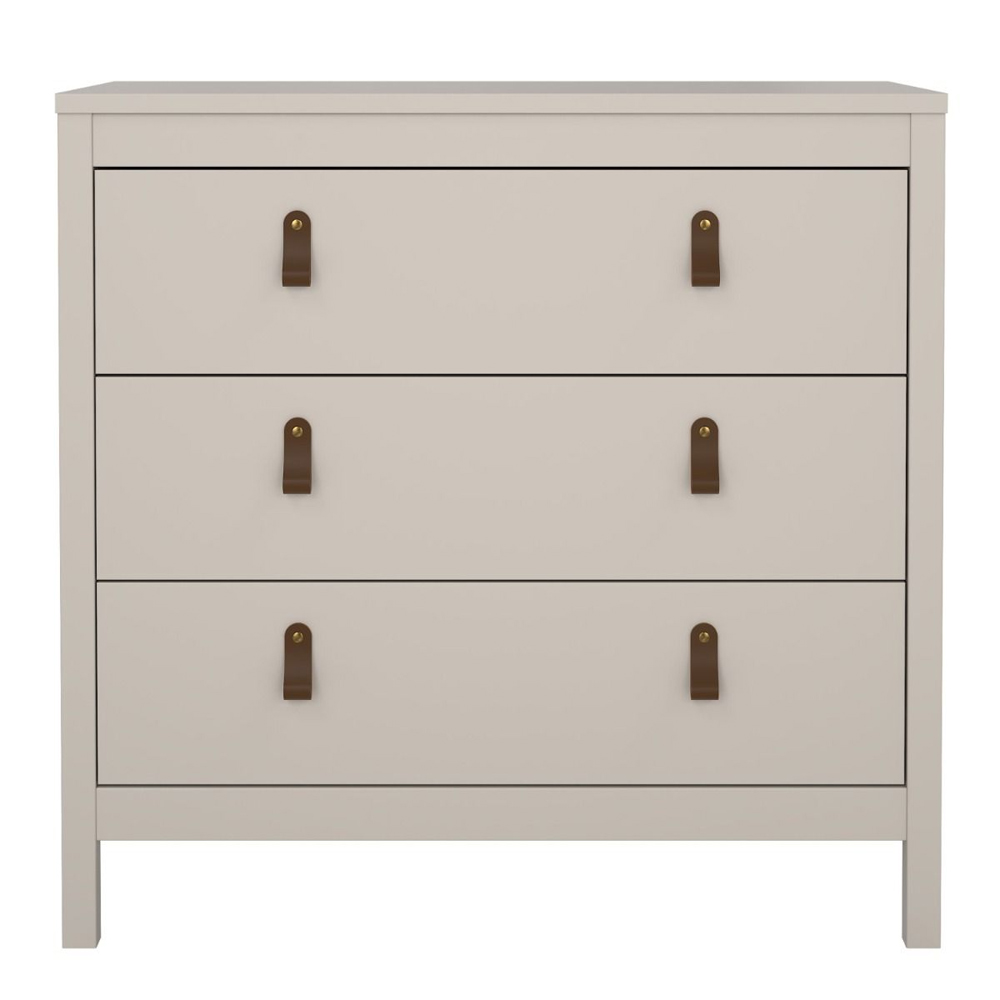 Barcila Wooden Chest Of 3 Drawers In Cashmere