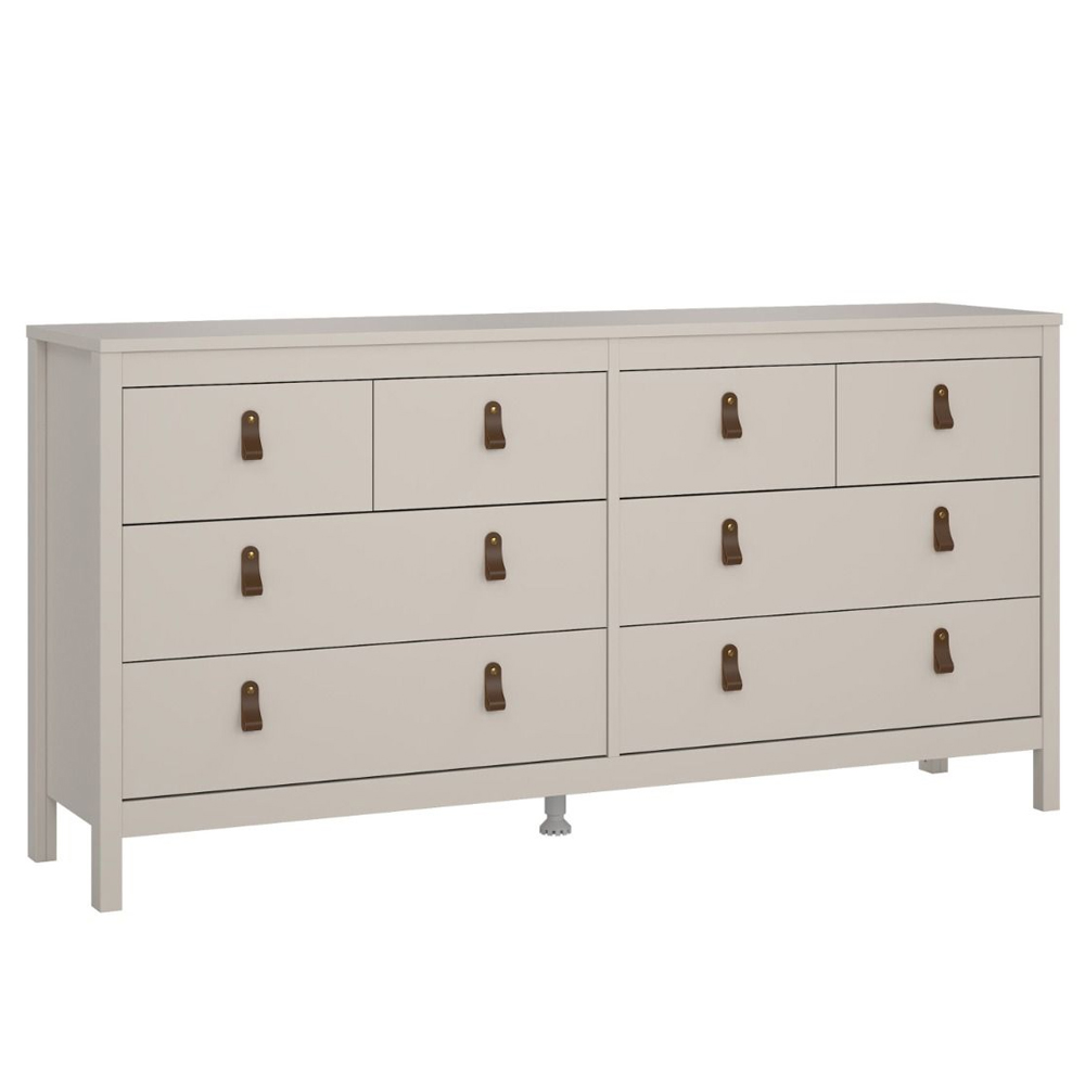 Barcila Wooden Chest Of 8 Drawers In Cashmere