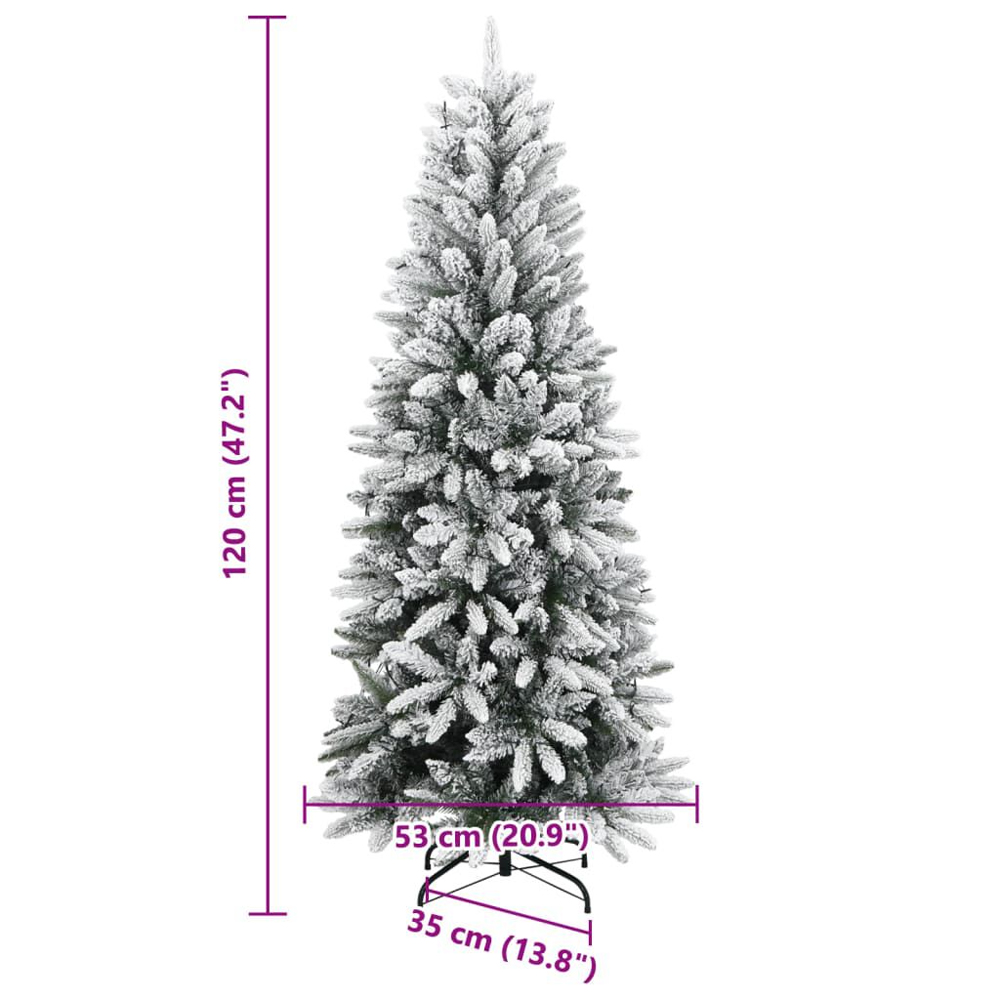 Barco 120cm Flocked Snow Artificial Christmas Tree With LED