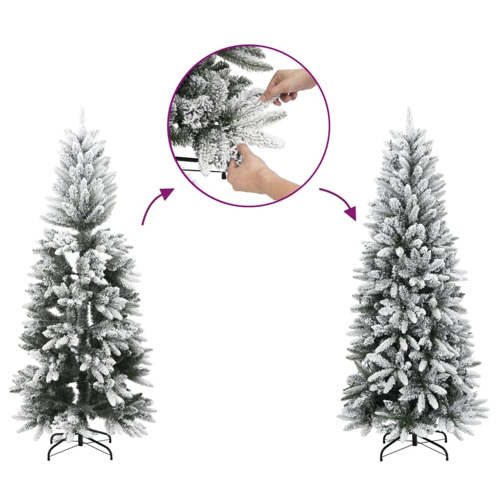 Barco 120cm Flocked Snow Artificial Christmas Tree Without LED