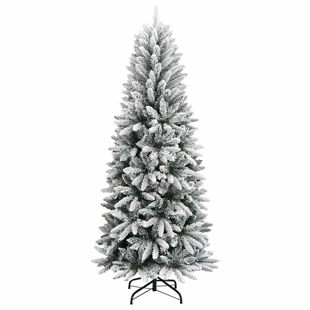 Barco 120cm Flocked Snow Artificial Xmas Tree With LED And Baubles