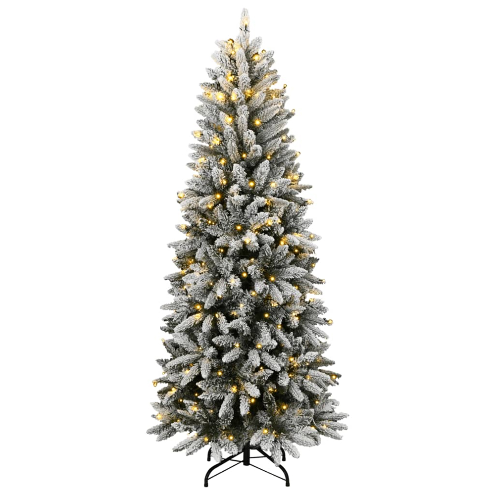 Barco 150cm Flocked Snow Artificial Christmas Tree With LED