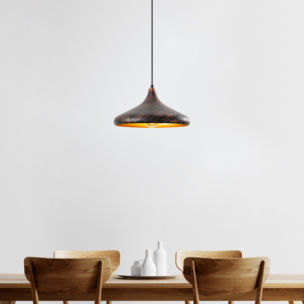 Barek Metal Ceiling Pendant Light in Multicolour