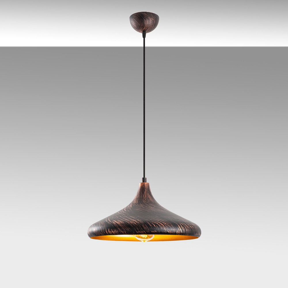 Barek Metal Ceiling Pendant Light in Multicolour