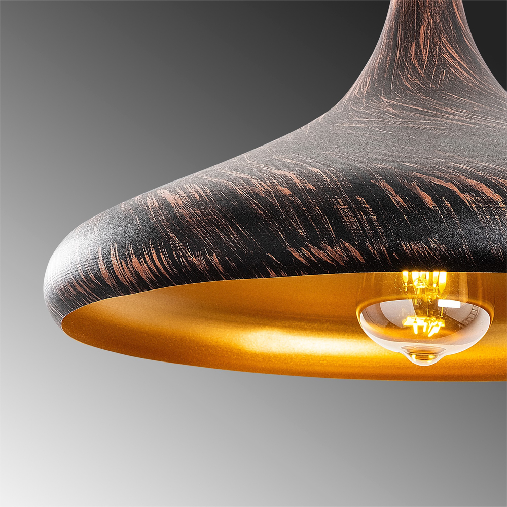 Barek Metal Ceiling Pendant Light in Multicolour