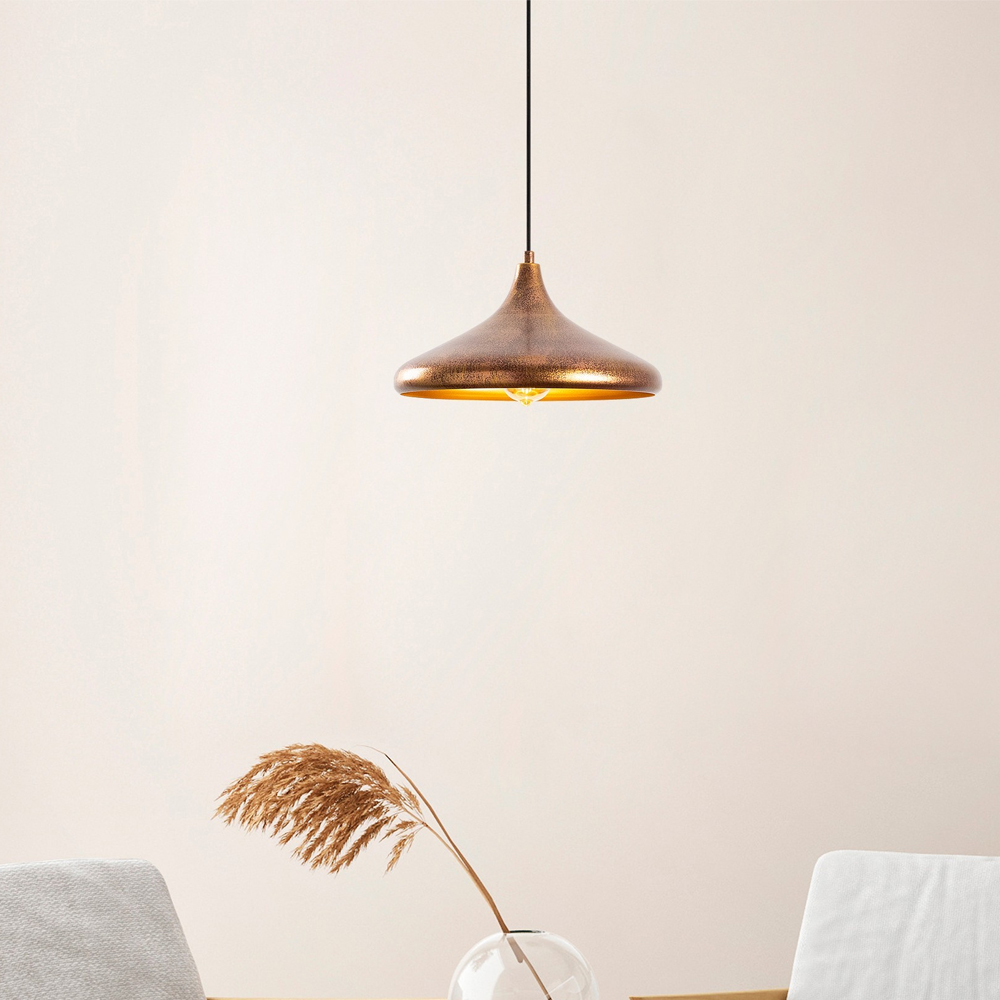 Barek Metal Ceiling Pendant Light in Vintage