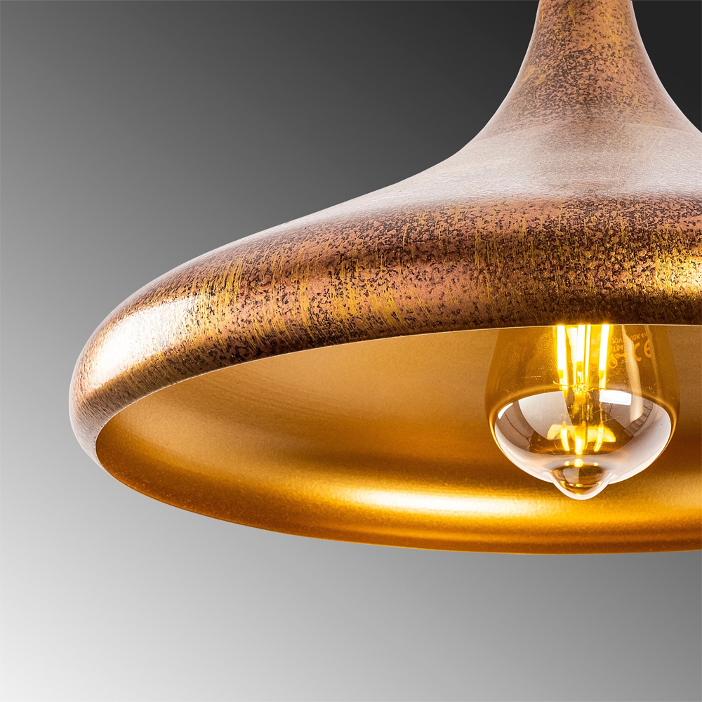 Barek Metal Ceiling Pendant Light in Vintage