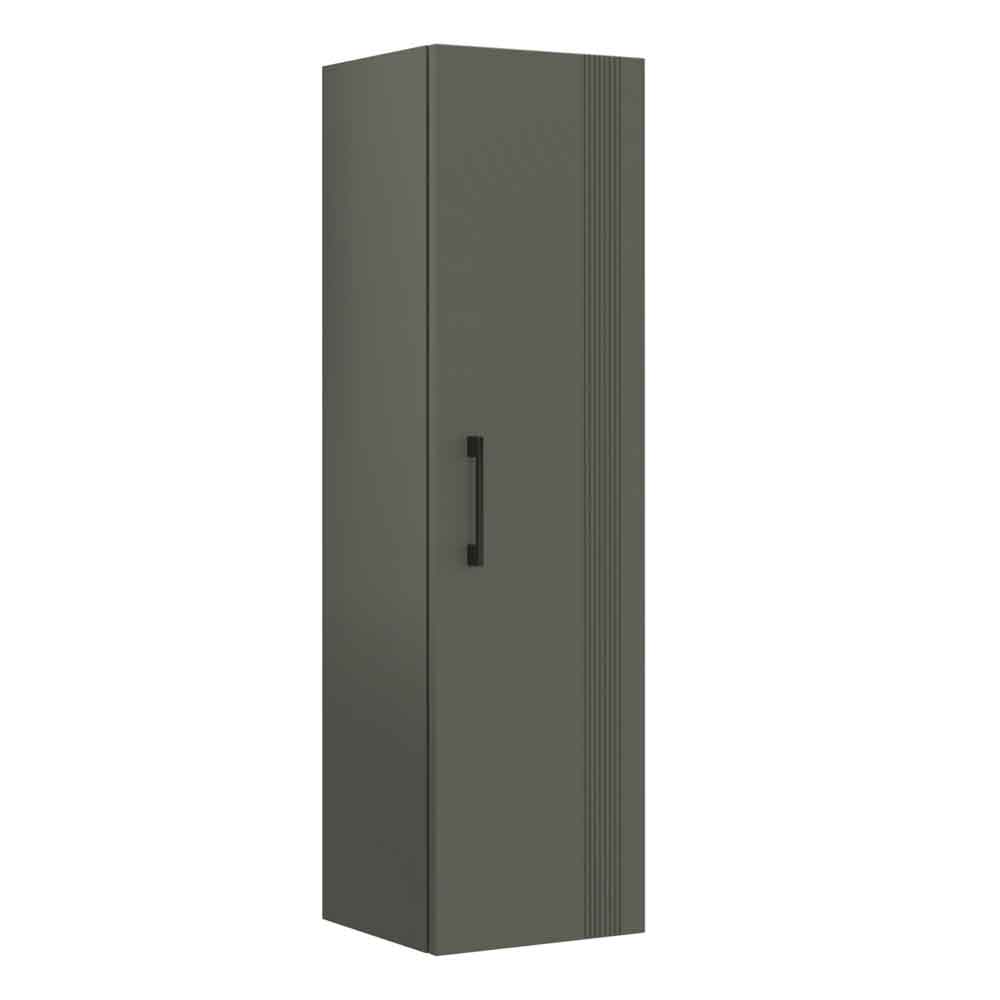 Bari Tall Wooden Bathroom Storage Cabinet in Green