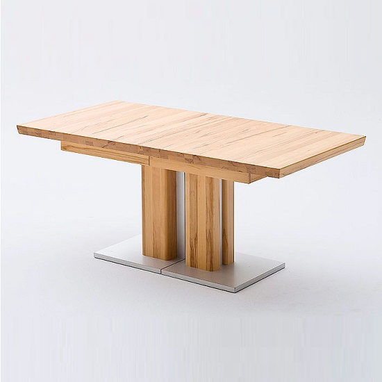 Bari Extendable Dining Table Rectangular In Solid Oak_2
