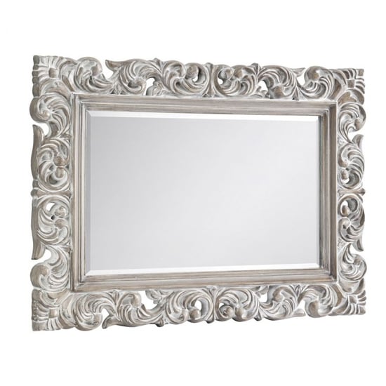 Product photograph of Bambina Distressed Wall Bedroom Mirror from Furniture in Fashion