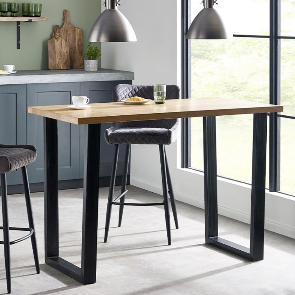 Read more about Barras wooden bar table rectangular in oak