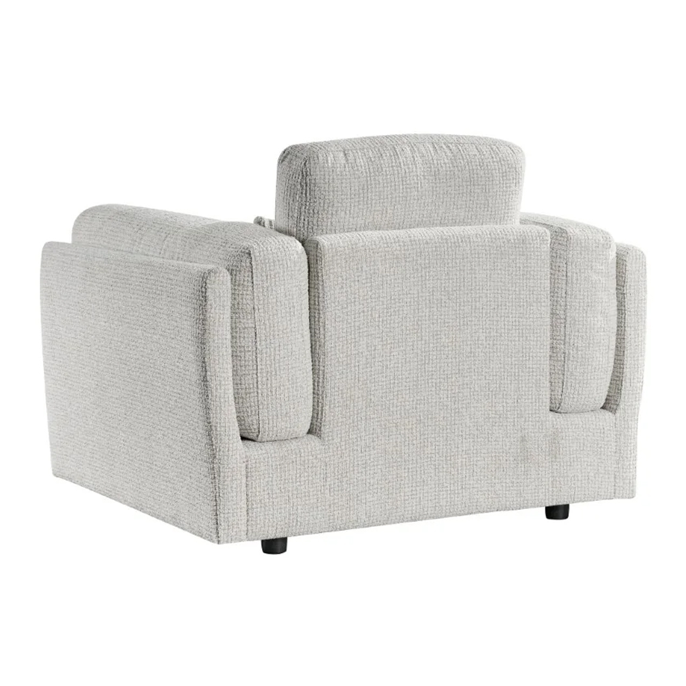 Barrie Fabric 1 Seater Sofa In Beige