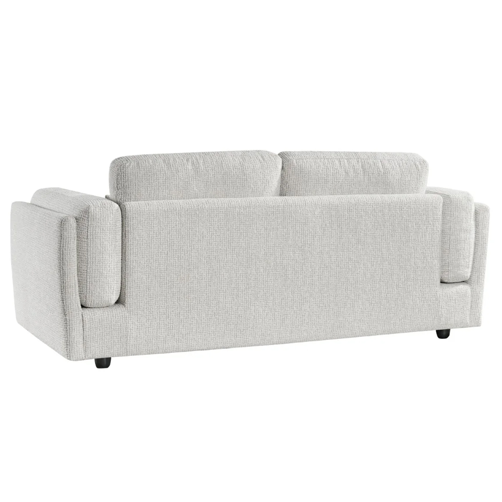 Barrie Fabric 3 Seater Sofa In Beige