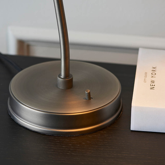 Barrie Rolled Edge Metal Shade Task Table Lamp In Matt Black_4