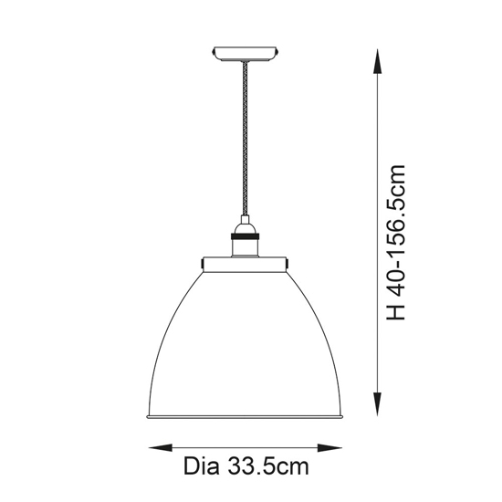 Barrie Rolled Edge Shade Ceiling Pendant Light In Matt Black
