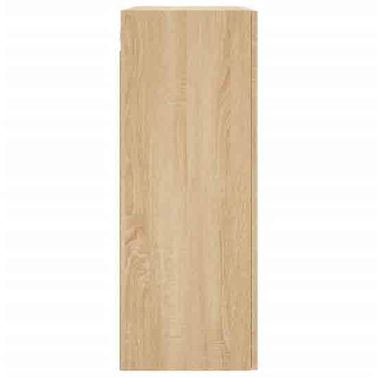 Barrie Wooden Wall Mounted Storage Cabinet In Sonoma Oak