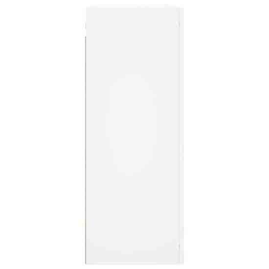 Barrie Wooden Wall Mounted Storage Cabinet In White