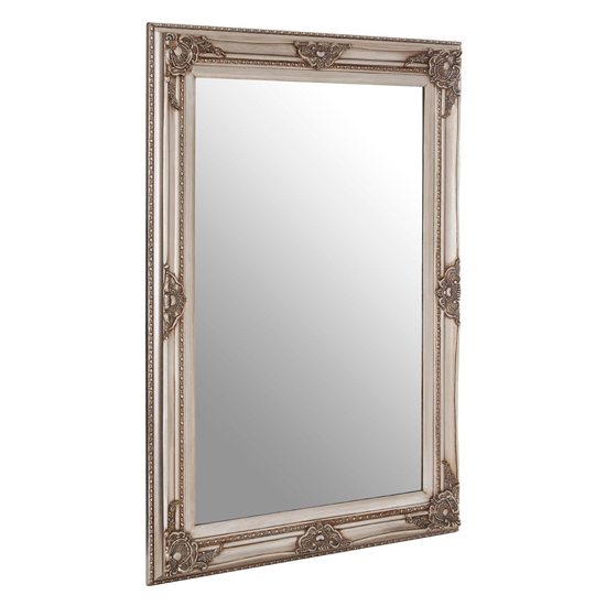 Product photograph of Barstik Design Wall Mirror In Silver Frame from Furniture in Fashion