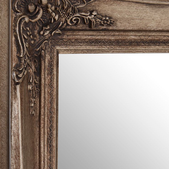 Barstik Rectangular Wall Mirror In Antique Gold Frame