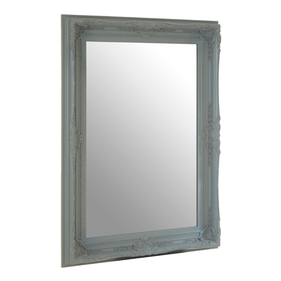 Read more about Barstik rectangular wall mirror in antique grey frame