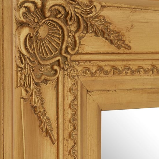 Barstik Rectangular Wall Mirror In Gold Frame