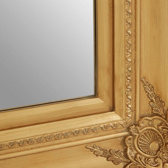 Barstik Rectangular Wall Mirror In Gold Frame