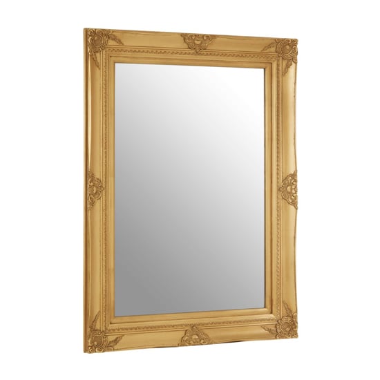 Photo of Barstik rectangular wall mirror in gold frame