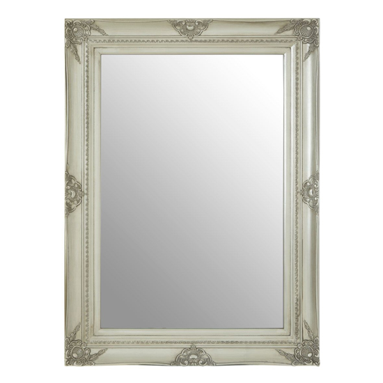 Barstik Rectangular Wall Mirror In Silver Frame