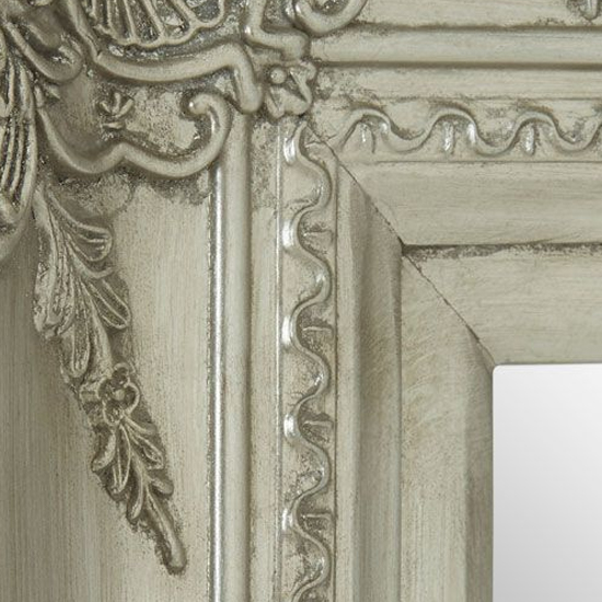 Barstik Rectangular Wall Mirror In Silver Frame