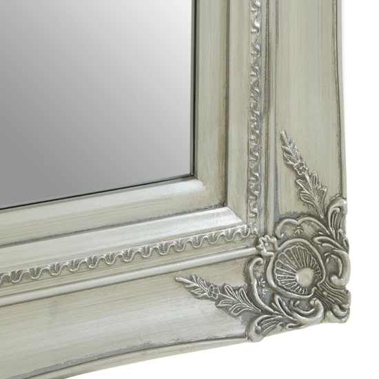 Barstik Rectangular Wall Mirror In Silver Frame