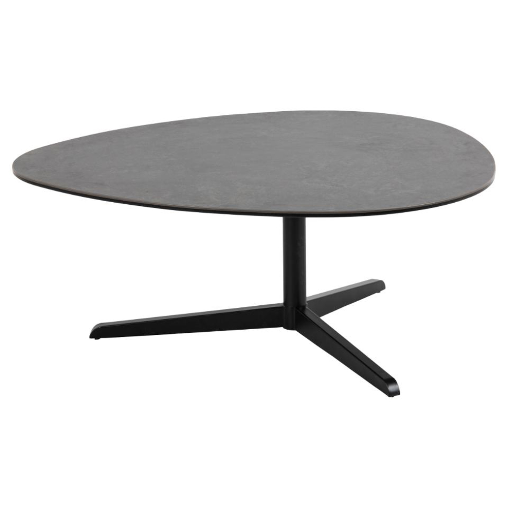 Barstow Large Ceramic Coffee Table In Black Fairbanks