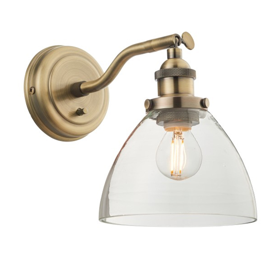 Bartley Wall Light In Antique Brass Furniture in Fashion
