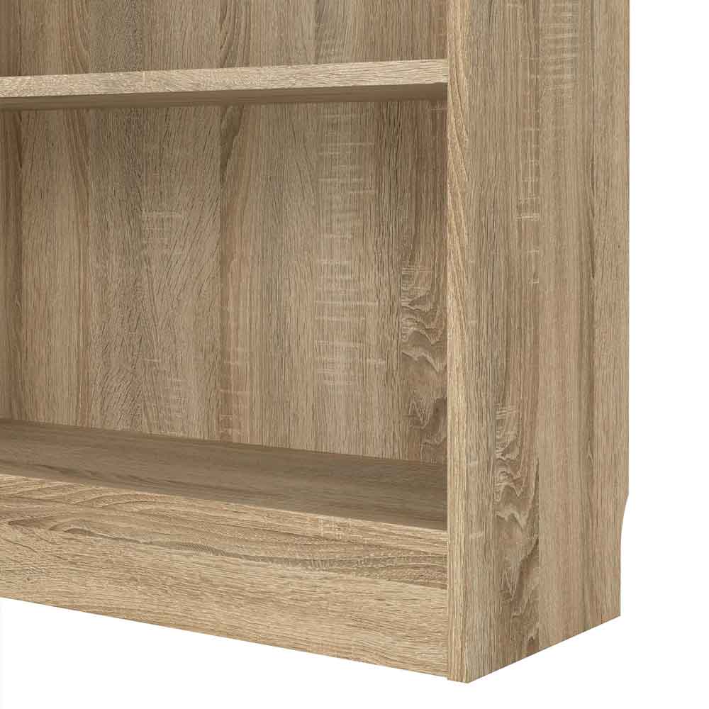Baskon Tall Wooden Display Cabinet with 2 Doors in Oak