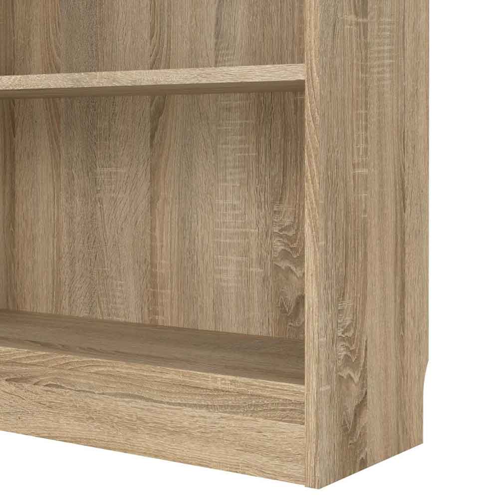 Baskon Tall Wooden Display Cabinet with 4 Doors in Oak