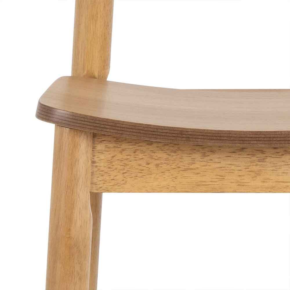Bastrop Wooden Bar Table With 2 Stools In Matt Oak