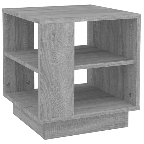 Batul Wooden Coffee Table With Undershelf In Grey Sonoma Oak