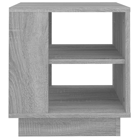 Batul Wooden Coffee Table With Undershelf In Grey Sonoma Oak