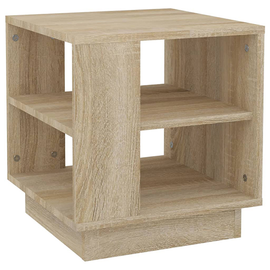 Batul Wooden Coffee Table With Undershelf In Sonoma Oak