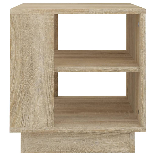 Batul Wooden Coffee Table With Undershelf In Sonoma Oak