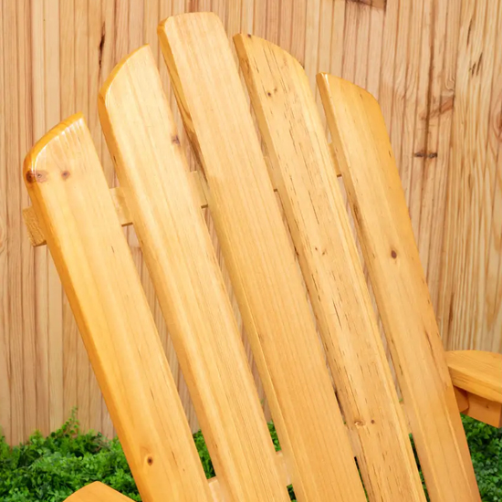 Baxter Outdoor Solid Wood Seating Armchair In Natural